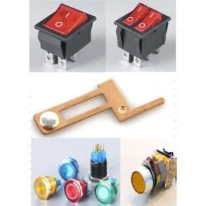 Контакты переключения кнопок